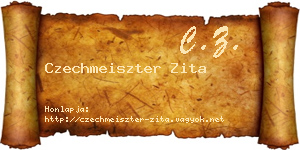 Czechmeiszter Zita névjegykártya
