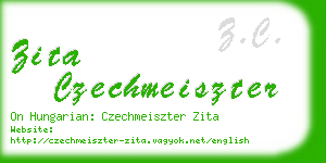 zita czechmeiszter business card